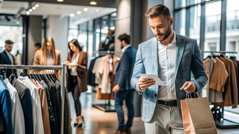 flat-vector-illustration-candid-shopper-using-paper-coupon-retail-checkout-engaging-consumer